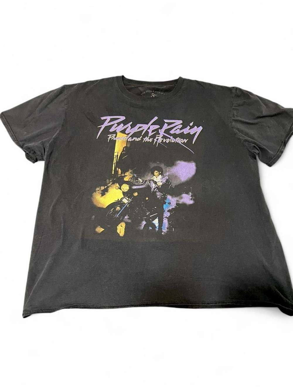 Prince Purple Rain black graphic tee